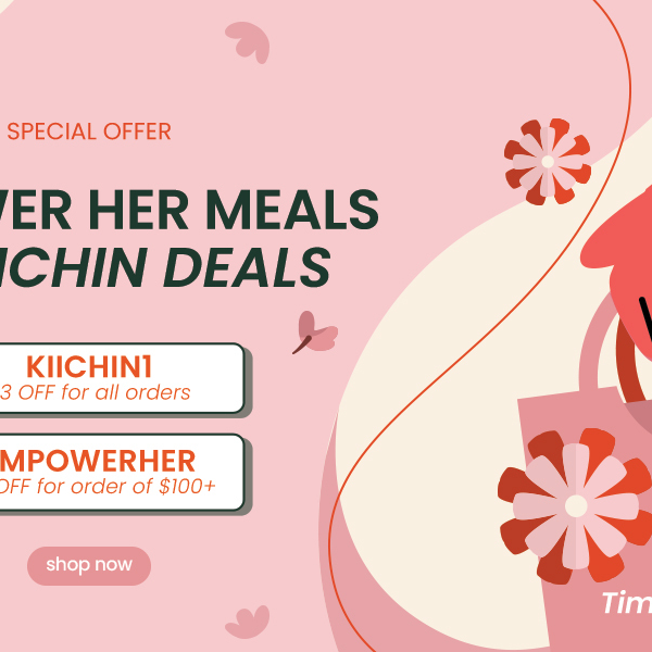 Empower Her Meals with Kiichin Deals. Save Your Deals!