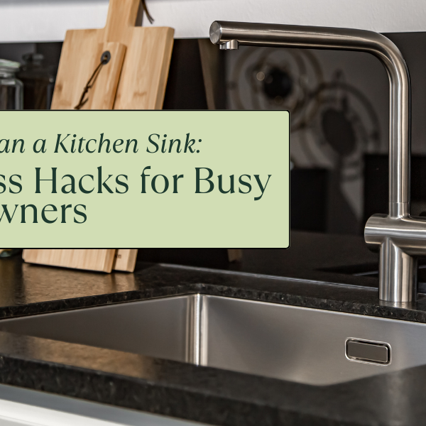 How To Clean Kitchen Sink: Tips & Hacks For Busy Homeowners