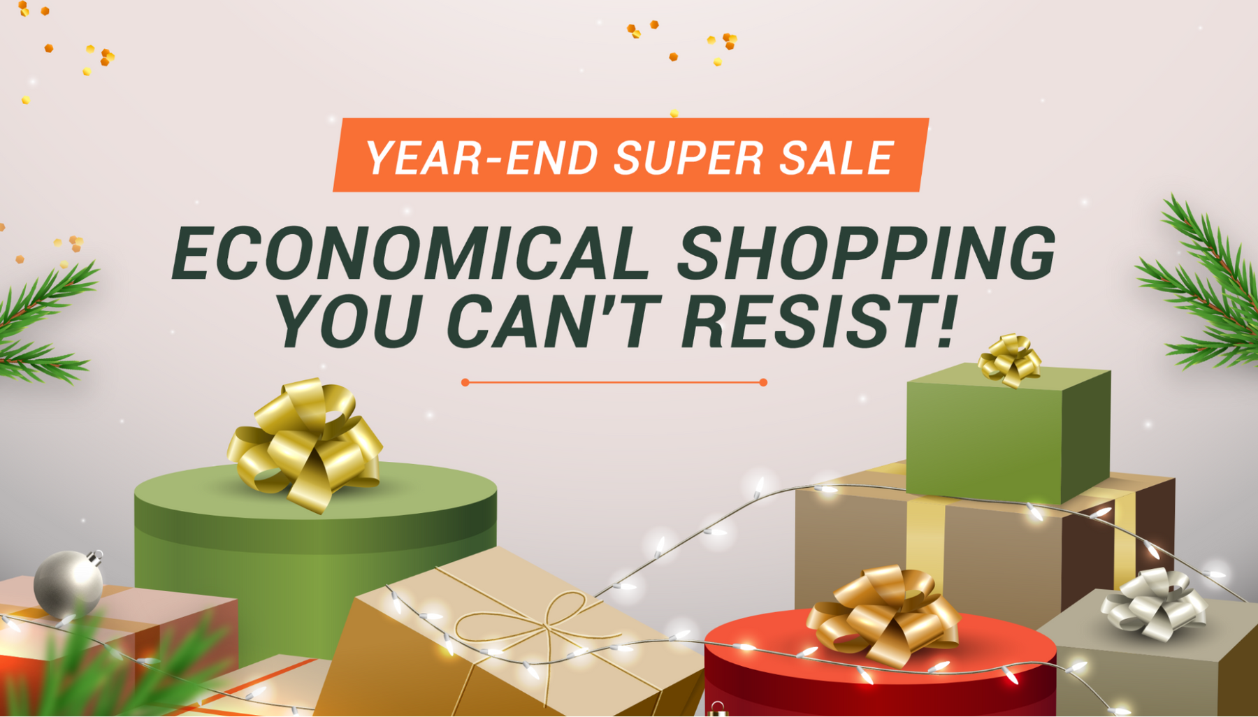Year-End Super Sale: Economical Shopping You Can't Resist!