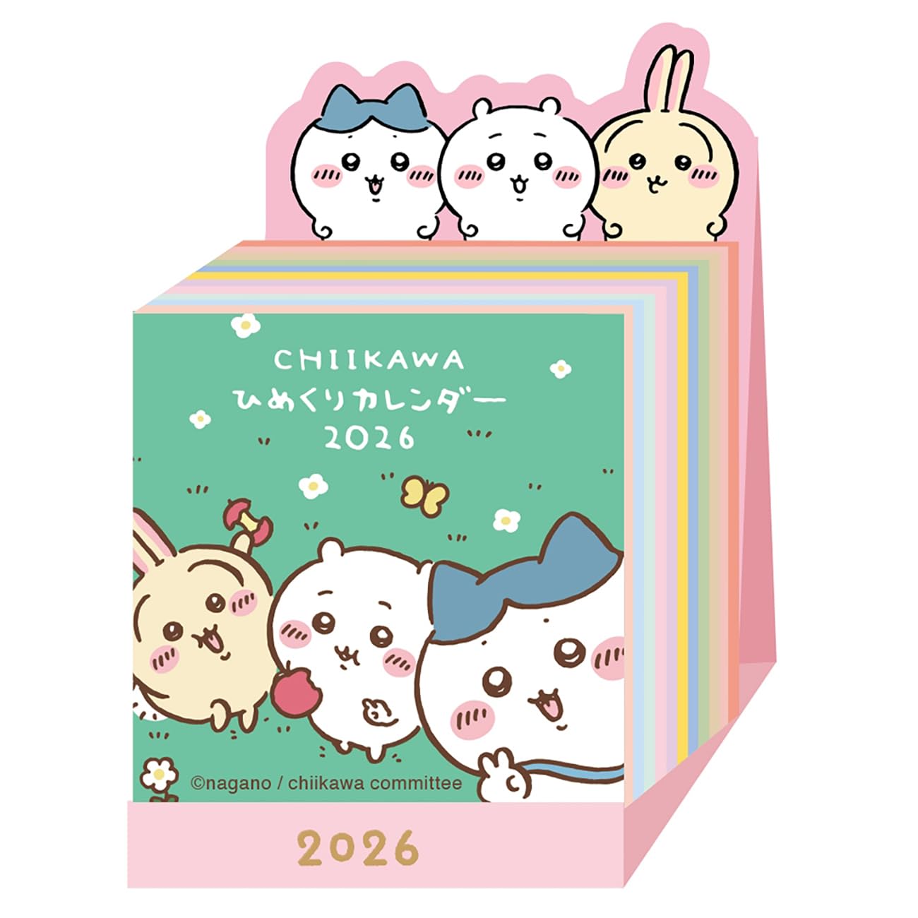 out かちこ様 ホワイトシャビー 2016 カレンダー Art Print Japan 2026 Miniature Daily Calendar Chiikawa Edition