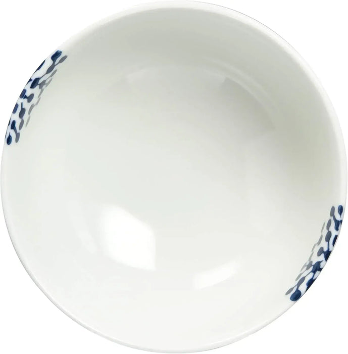 24to3 Nishitomi Ceramic Hasami Ware Tenryu Flower Rice Bowl