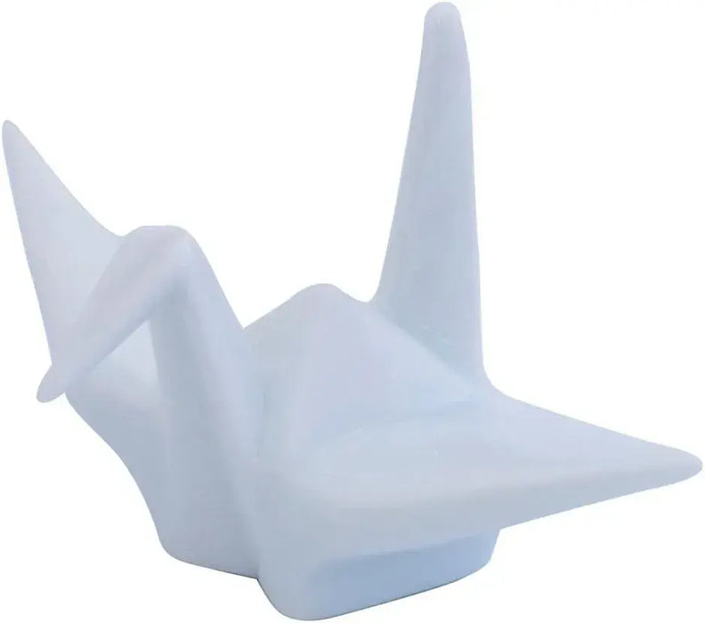 24to3 Nishitomi Ceramics Arita Porcelain Origami Crane Chopstick Rest White