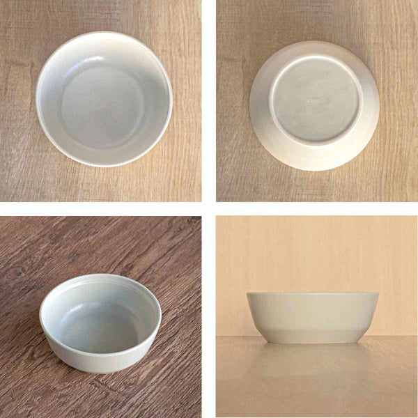 KINTO   Fog Bowl 145mm Ash White Microwave Dishwasher Safe Model 26355