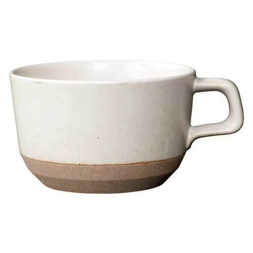 KINTO Clk-151 Wide White Mug 400Ml Microwave Dishwasher Safe
