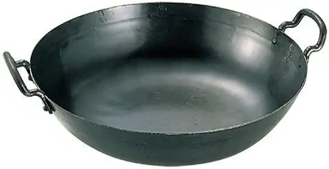 Yamada 33cm Iron Tempura Pan - Premium Quality for Perfect Frying