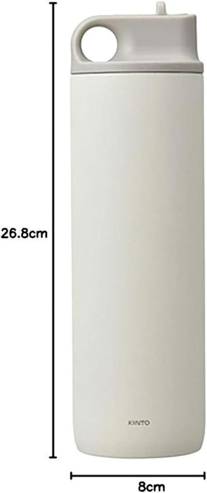 KINTO Active Tumbler 800Ml Sand Beige - Durable Reusable Bottle