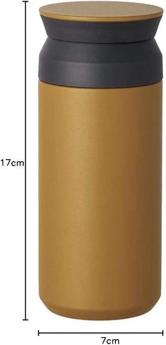 KINTO 350ml Coyote Travel Tumbler - Vacuum Insulated for Hot and Cold Drinks