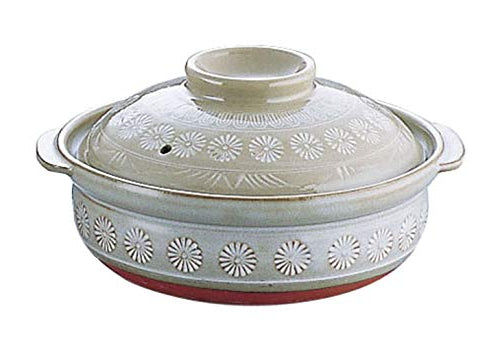 Ginpo Mishima Japan 22Cm Non-Induction Donabe Casserole
