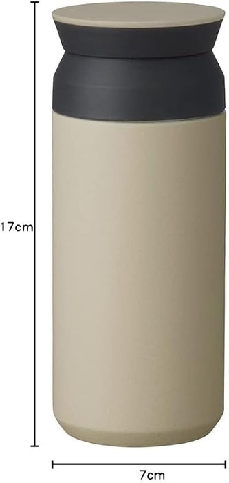 KINTO 350ml Travel Tumbler Sand Beige Vacuum Double Walled Insulation