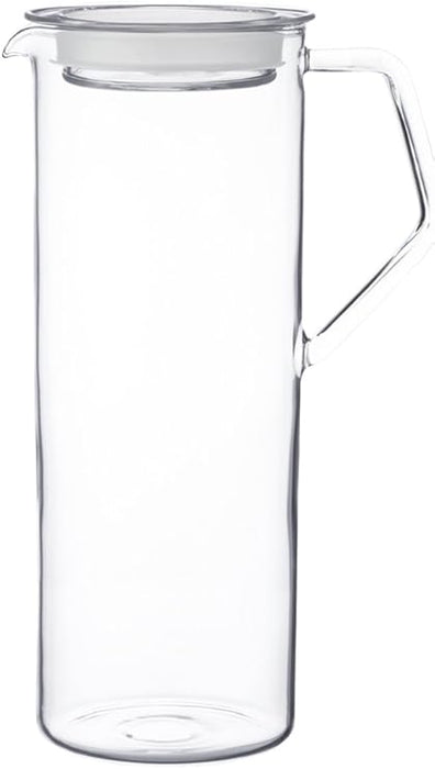 KINTO Cast 1.2L Heat-Resistant Glass Water Jug Microwave Dishwasher Safe