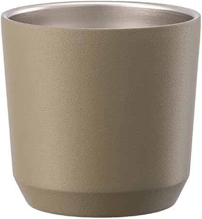 KINTO    To-Go Tumbler 240ml Khaki - Portable Travel Mug for Hot and Cold Drinks