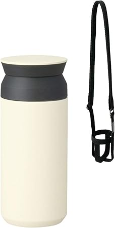 KINTO Travel Tumbler 350mL White Double-Walled Insulated Vacuum Flask