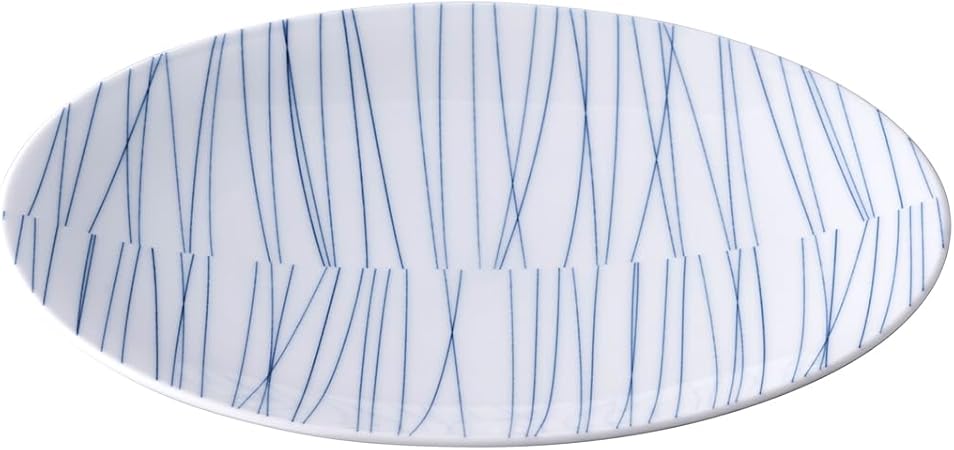 KINTO Hibi Ray Plate 205mm 27018 Durable Porcelain Dish