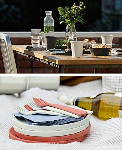 KINTO    Alfresco 250mm Beige Plate Dishwasher Safe Outdoor Gift 20714