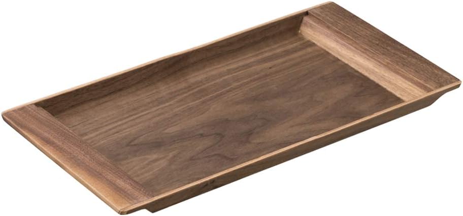 KINTO Sepia Non-Slip Tray 360x180mm Walnut Wood Elegant Design