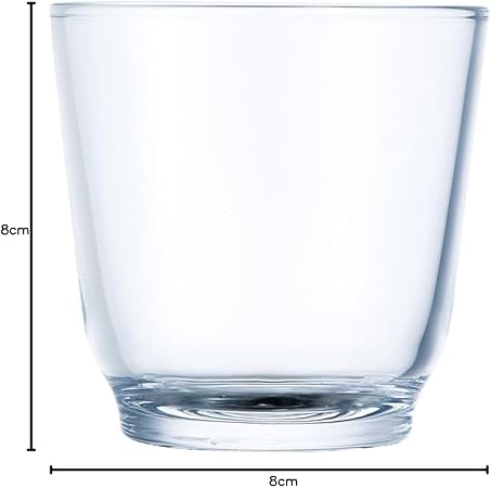 KINTO Glass Hibi Tumbler 220Ml Clear - Elegant Drinkware