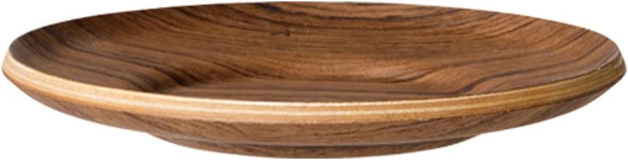 KINTO Sepia Non-Slip Teak Wood Saucer 130mm 21745
