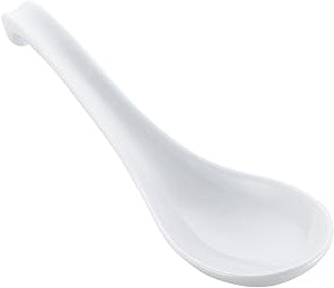 Japan Porcelain Ramen Ceramic Soup Spoon - 17.6Cm Authentic Japanese Tableware for Delicious Ramen