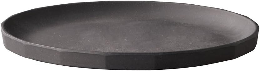 KINTO    Alfresco 250mm Black Plate Dishwasher Safe Outdoor Gift 20716