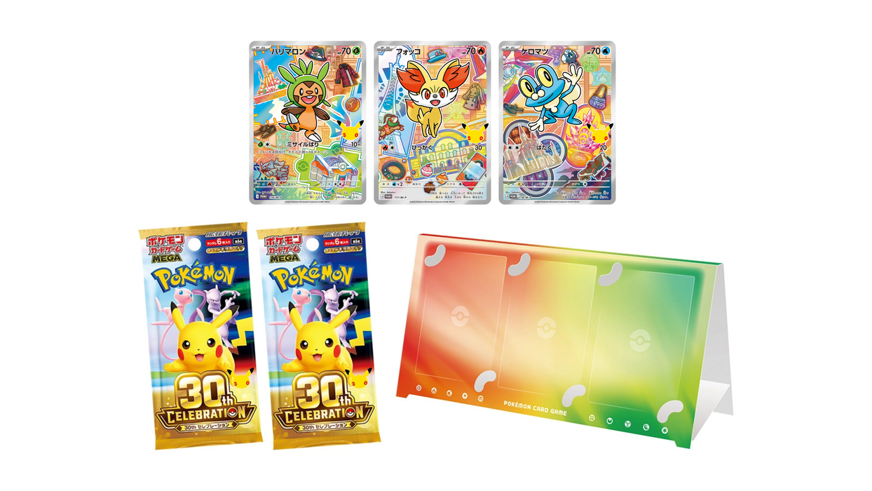 Pokémon Card Game MEGA 30th CELEBRATION Card Set Starters Pokémon