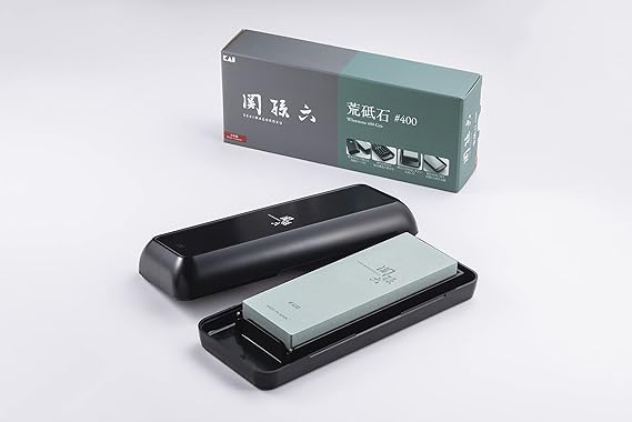 Kai Corporation Seki Magoroku #1000 磨刀石刀具磨刀器带盒子日本制造