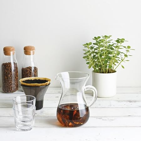 KINTO SCS Coffee Carafe 2-Cup Heat-Resistant Glass Microwave Safe Gift