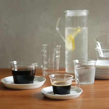 KINTO Cast 1.2L Heat-Resistant Glass Water Jug Microwave Dishwasher Safe