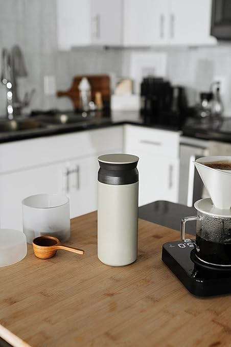 KINTO 350ml Travel Tumbler Sand Beige Vacuum Double Walled Insulation