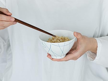 KINTO Hibi Ray 115mm Tea Bowl - Model 27014 Japanese Ceramic Dish