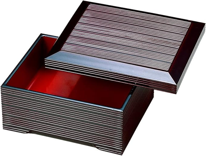 Craft Abs Resin Donju Jubako Box - Dark Brown A User-Friendly Storage Solution by Fukui