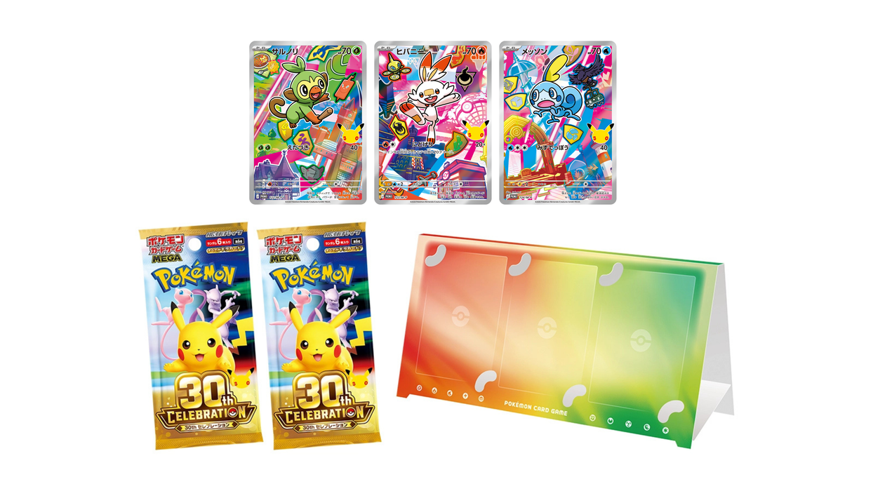 Pokémon Card Game MEGA 30th CELEBRATION Card Set Starters Pokémon