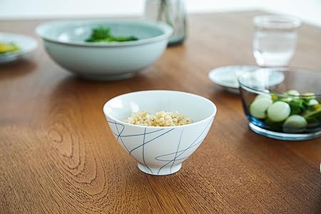 KINTO Hibi Ray 115mm Tea Bowl - Model 27014 Japanese Ceramic Dish