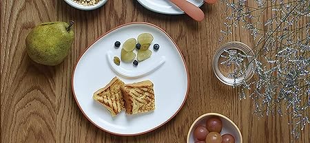 KINTO   Bonbo Bowl Blue Gray for Kids 110x110mm Microwave & Dishwasher Safe