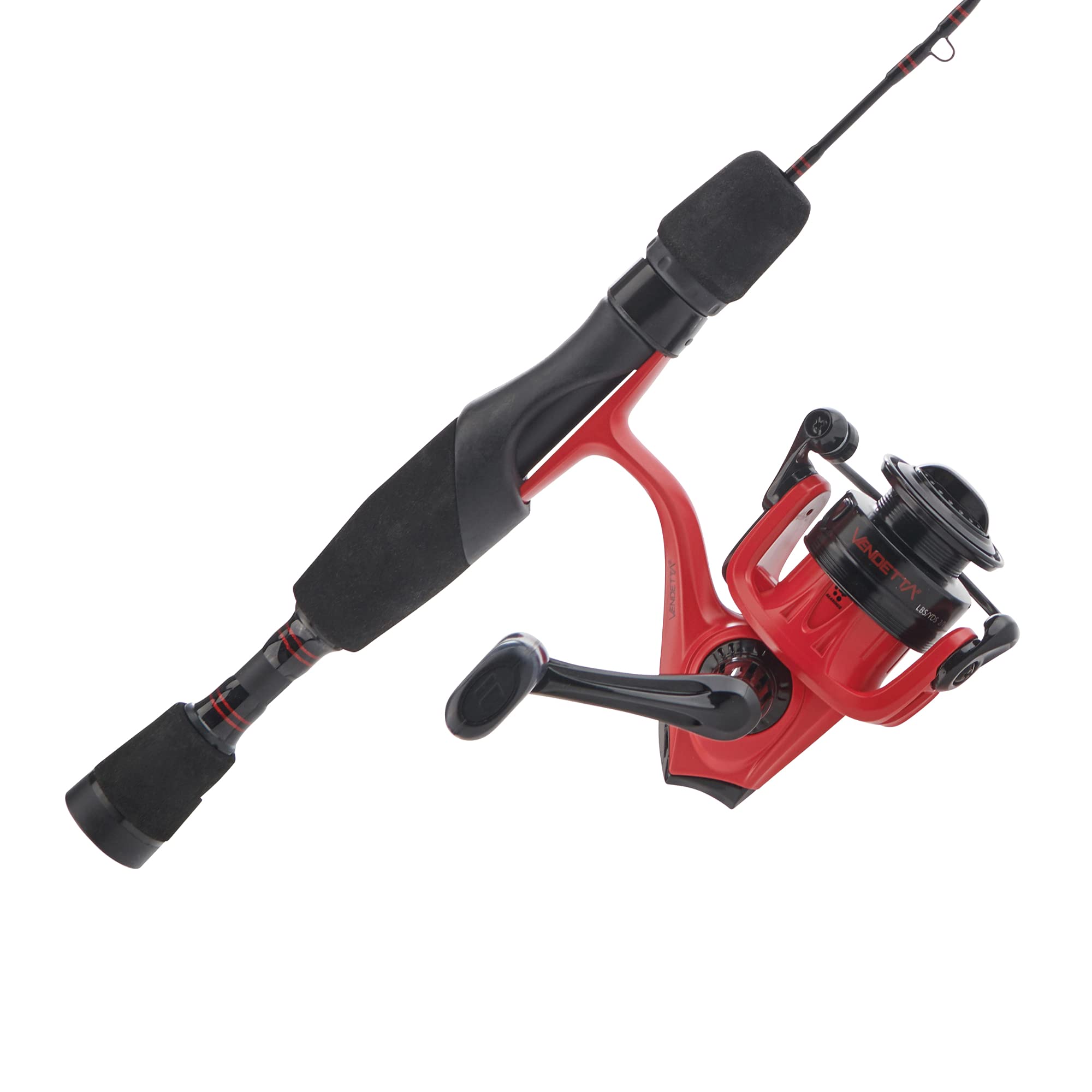 abu garcia medium light spinning rod Abu Garcia Vendetta Ice Spinning Combo 27 Inch Medium Light Rod and Re