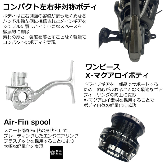 Abu Garcia Zenon Mg-X 3000Ms Saltwater Spinning Reel Mid-Shallow Spool-Kiichin - The #1 Place for Japanese Goods in Your Hand!