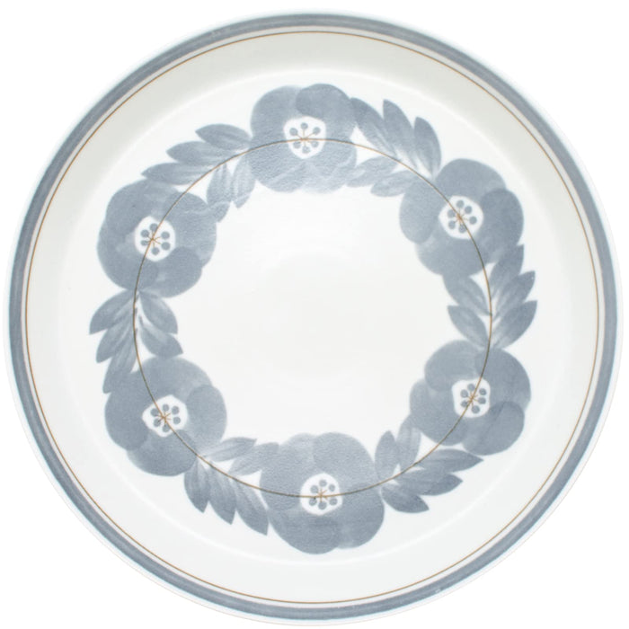 Aito Blossom Plate M 20cm Lightweight Gray Microwave Dishwasher Safe Japan