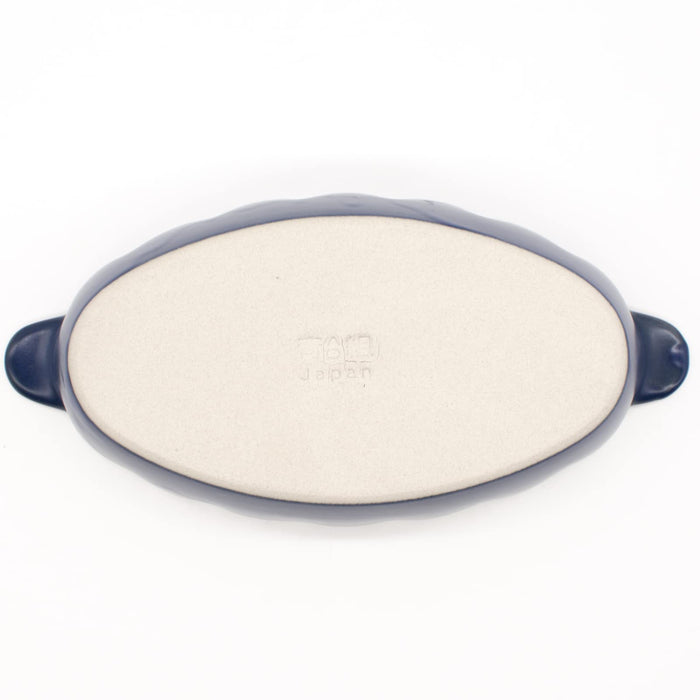 Aito Hana Gratin Dish Cocotte 20x10cm Seto Ware Dishwasher Microwave Safe Japan