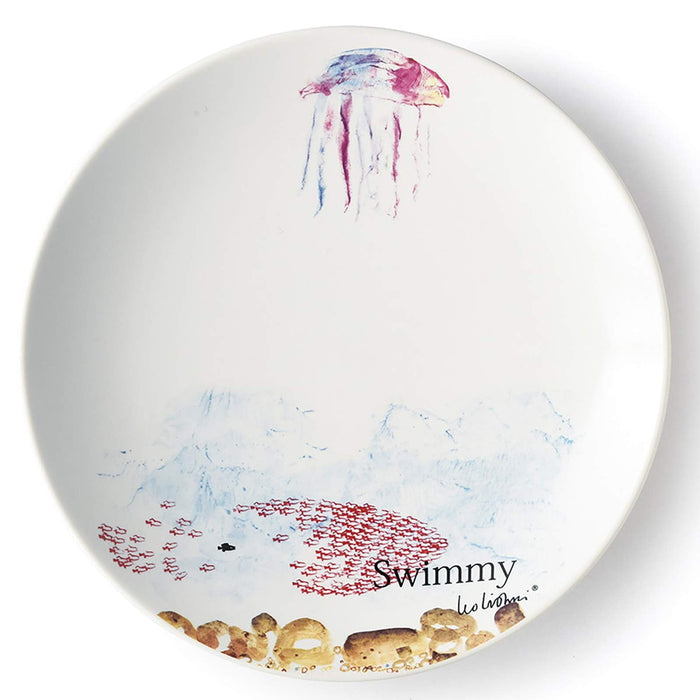 Aito Leo Lionni Plate Medium 16cm Swimmy Mino 278234-Kiichin - The #1 Place for Japanese Goods in Your Hand!