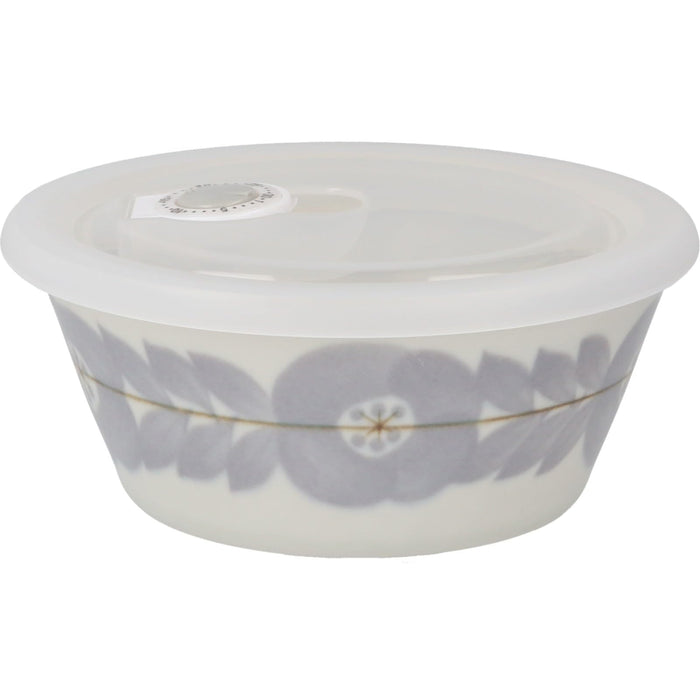 Aito Blossom Storage Container Pack Bowl Microwave Safe Gray Mino Ware 14cm