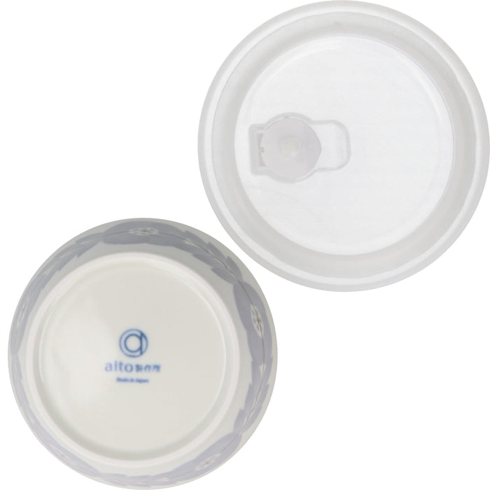 Aito Blossom Storage Container Pack Bowl Microwave Safe Gray Mino Ware 14cm