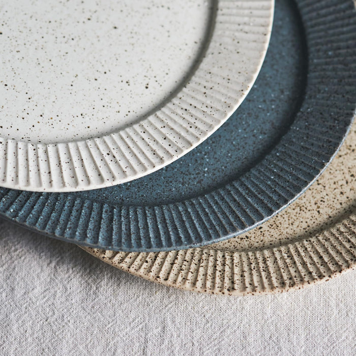 Aito Seisakusho Conti Mino Ware 17cm Gray Salad Plate Dishwasher Microwave Safe