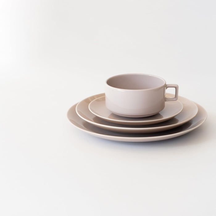 Aito Couleur Pink Plate 21cm Mino Ware Microwave Dishwasher Safe Made in Japan