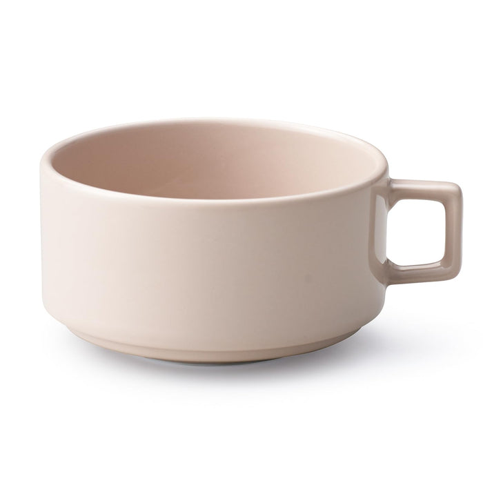 Aito Couleur 270ml Soup Cup Microwave Dishwasher Safe Pink Mino Ware Japan