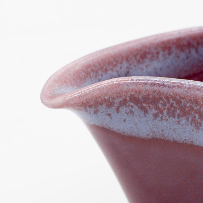 Aito Itsumo Itsumo Cute Milk Pitcher Bowl 50ml Purple Mino Ware Japan Safe