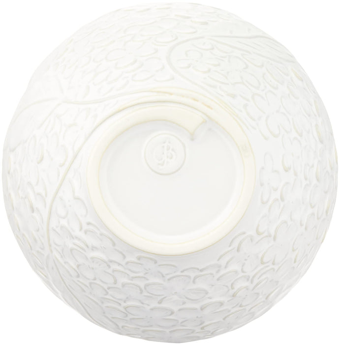 Aito Lien Salad and Fruit Bowl L White Mino Ware 18cm Japanese Craftsmanship