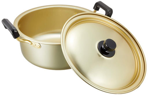 Endo Shoji Akao Anodized Aluminum 26Cm Pot with Phenol Resin Handle-Kiichin - The #1 Place for Japanese Goods in Your Hand!