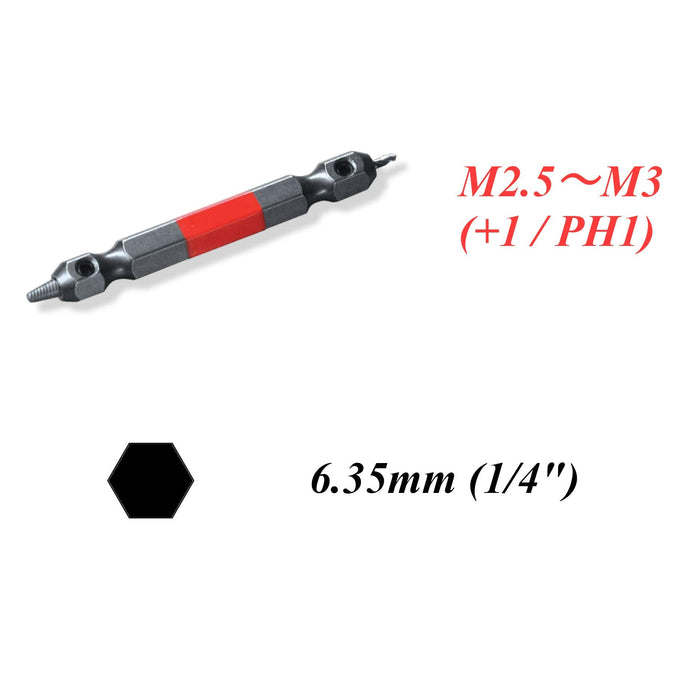 Anex Anh-165 Stripped Screw Removal Bit No.1 M2.5~3 Tool