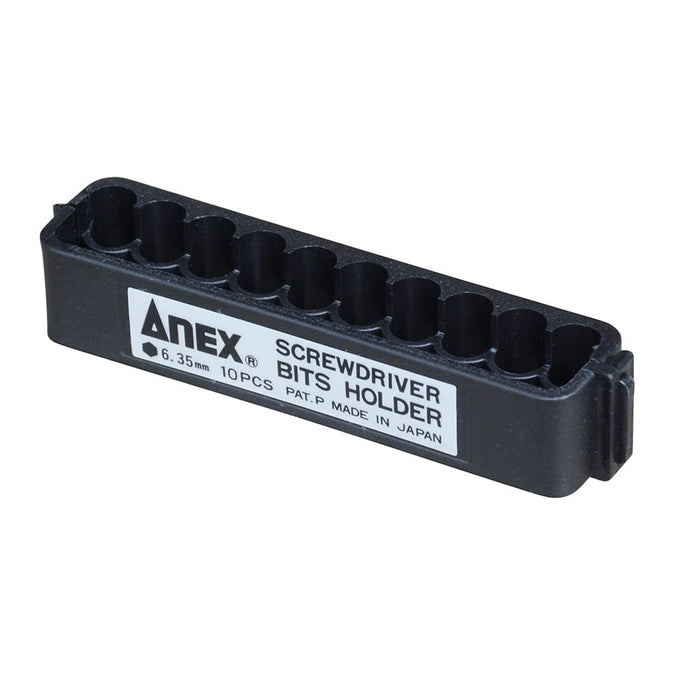 Anex Abh-10 钻头夹持器可容纳 10 个钻头 黑色 Anex 工具