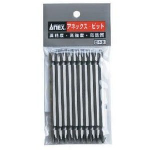 Anex Double-Ended No-Magnet Anex Bits 10-Piece AP-14 Tool Shot Finish +1x110-Kiichin - The #1 Place for Japanese Goods in Your Hand!