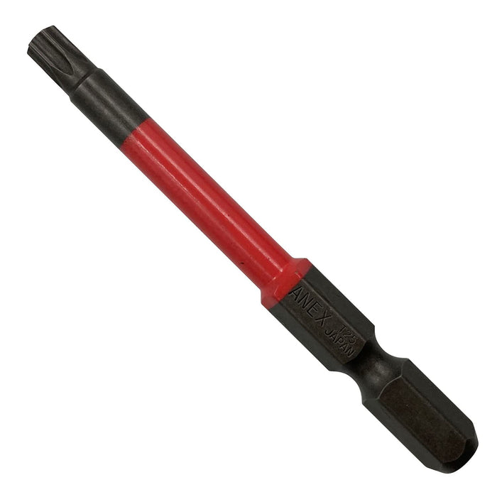 Anex Single Head T25X65 Hex Lobe Color Bit Tool With Hole Actx-2565